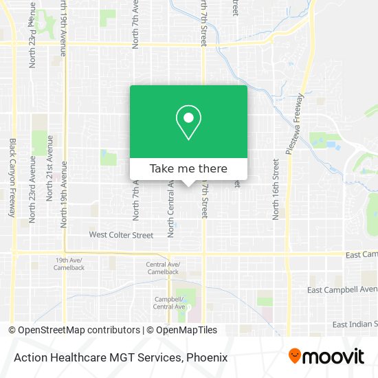 Action Healthcare MGT Services map