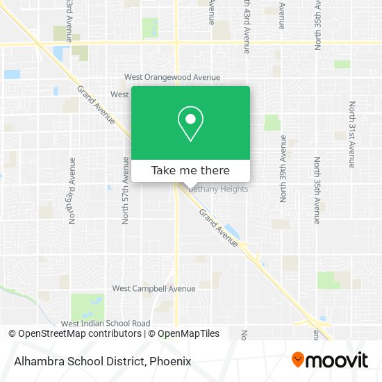 Alhambra School District map