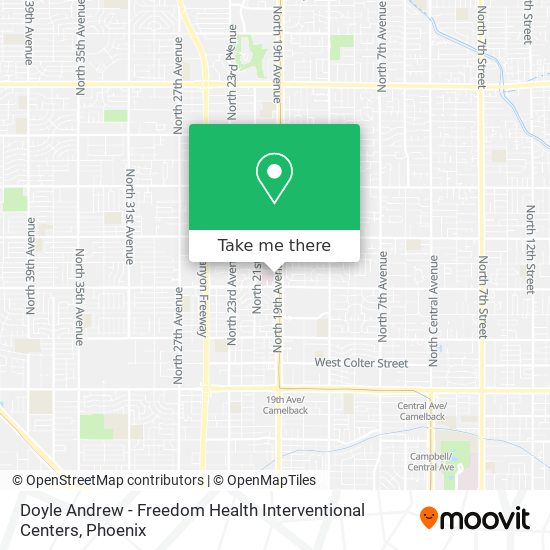 Mapa de Doyle Andrew - Freedom Health Interventional Centers