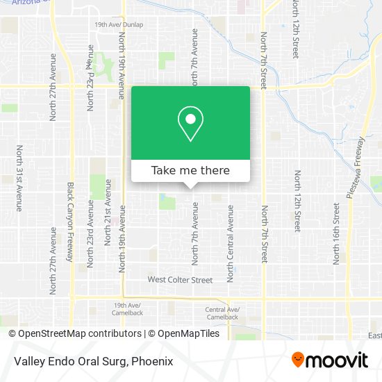 Mapa de Valley Endo Oral Surg