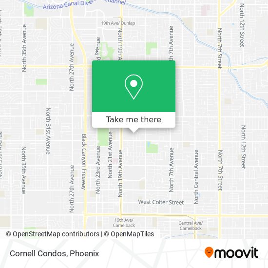 Cornell Condos map