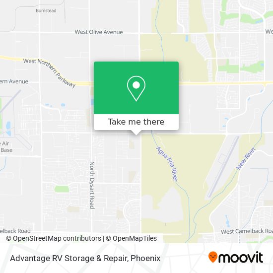 Advantage RV Storage & Repair map