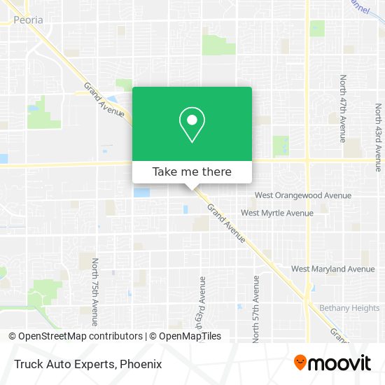 Mapa de Truck Auto Experts