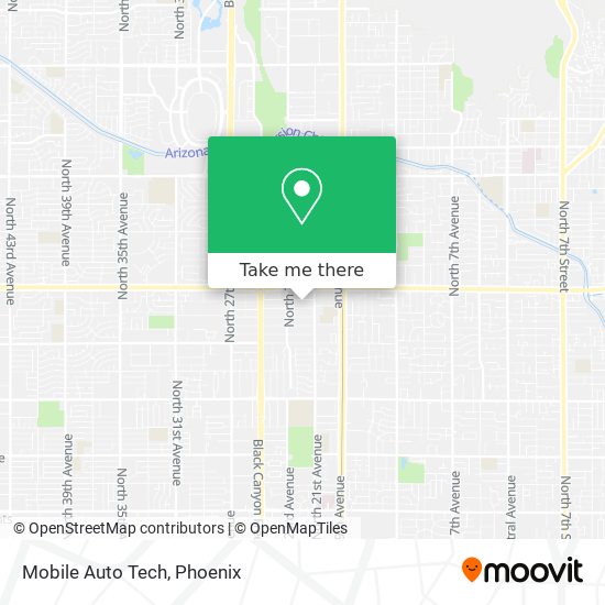 Mobile Auto Tech map