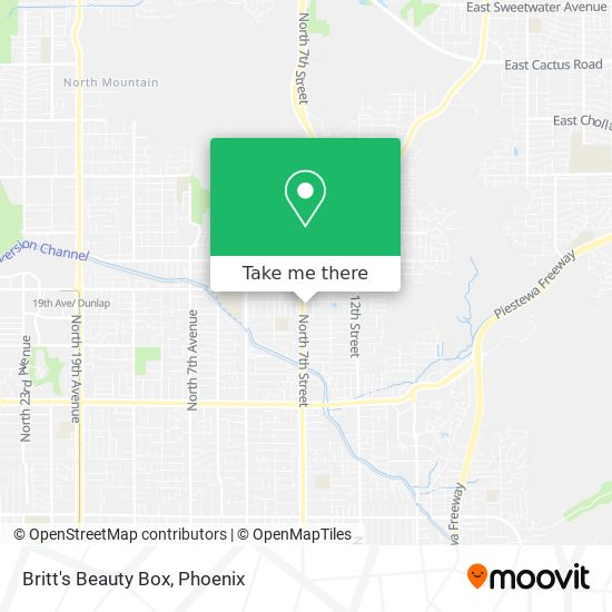 Britt's Beauty Box map