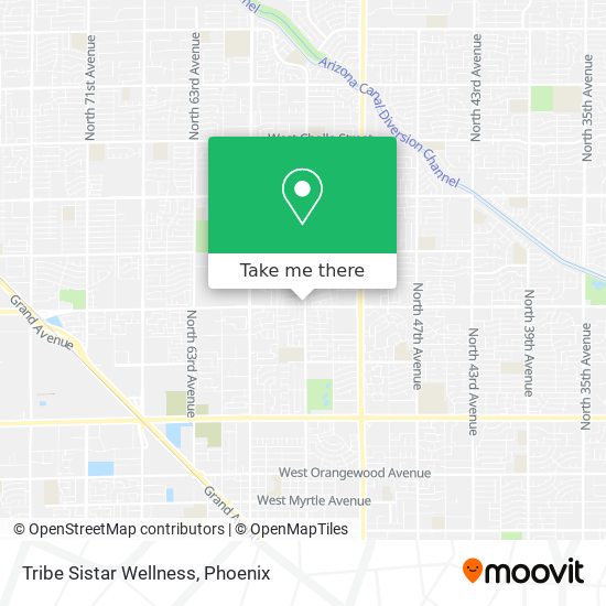 Tribe Sistar Wellness map