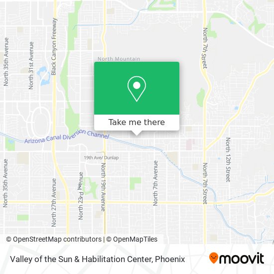 Mapa de Valley of the Sun & Habilitation Center