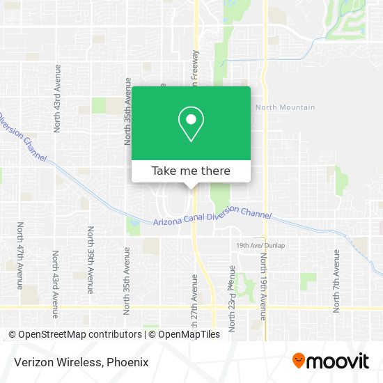 Verizon Wireless map