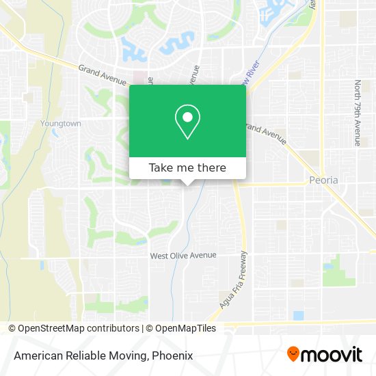 American Reliable Moving map