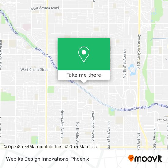 Webika Design Innovations map
