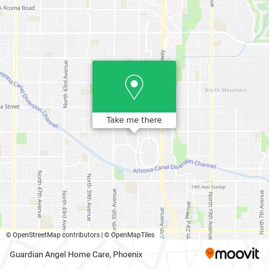 Mapa de Guardian Angel Home Care