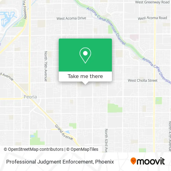 Professional Judgment Enforcement map