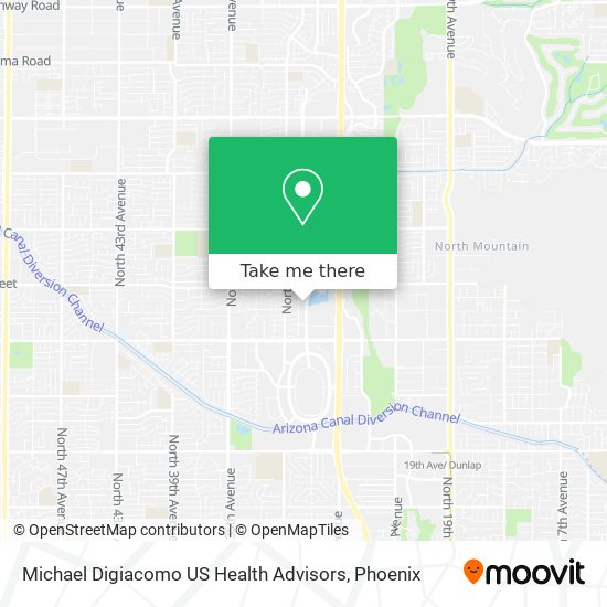 Michael Digiacomo US Health Advisors map