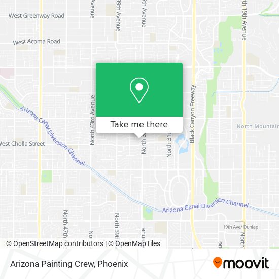 Arizona Painting Crew map