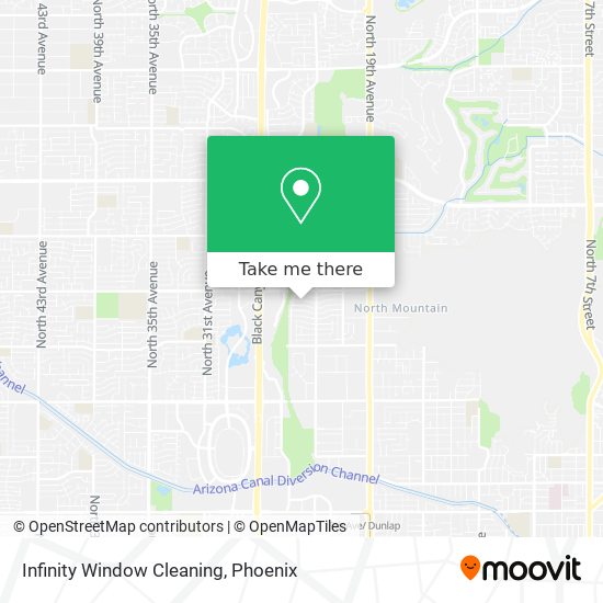 Infinity Window Cleaning map