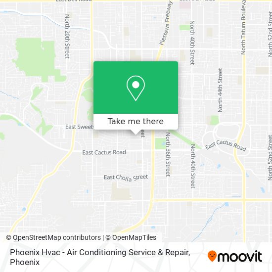 Mapa de Phoenix Hvac - Air Conditioning Service & Repair