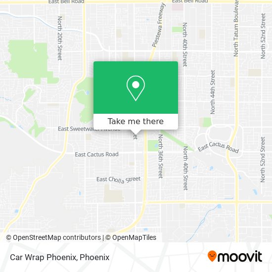 Car Wrap Phoenix map