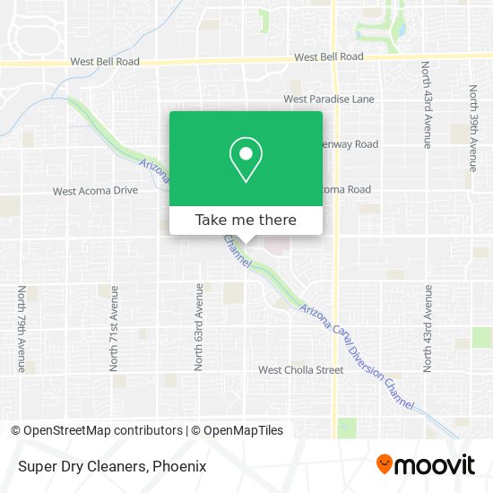 Super Dry Cleaners map