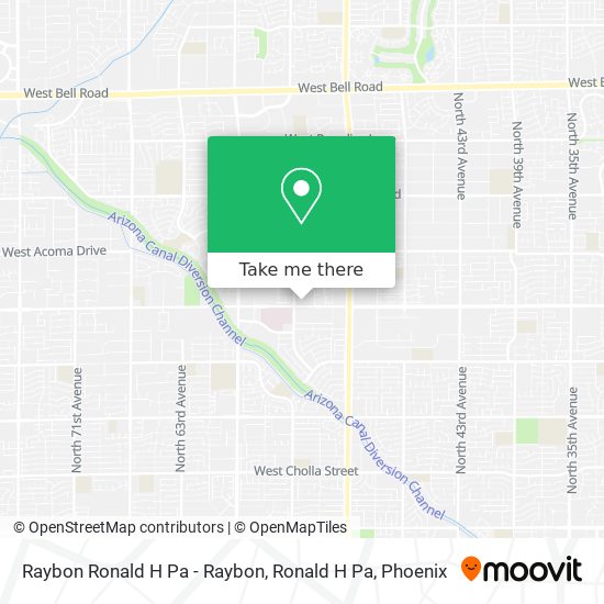 Raybon Ronald H Pa - Raybon, Ronald H Pa map