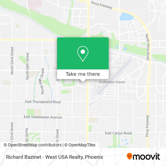 Richard Bazinet - West USA Realty map