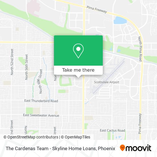 The Cardenas Team - Skyline Home Loans map