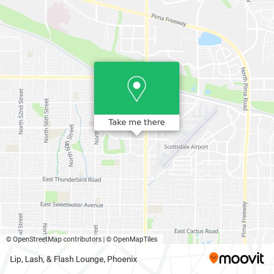 Mapa de Lip, Lash, & Flash Lounge