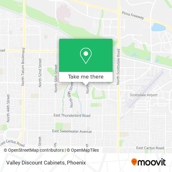 Valley Discount Cabinets map