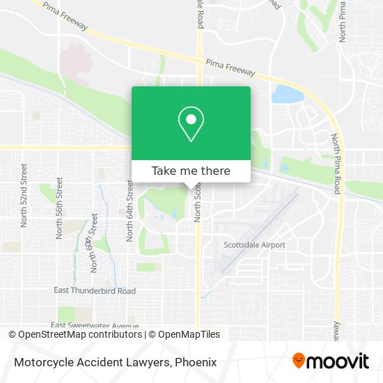 Mapa de Motorcycle Accident Lawyers