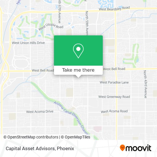 Capital Asset Advisors map