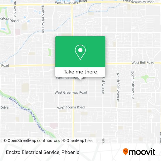 Mapa de Encizo Electrical Service
