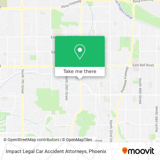 Mapa de Impact Legal Car Accident Attorneys