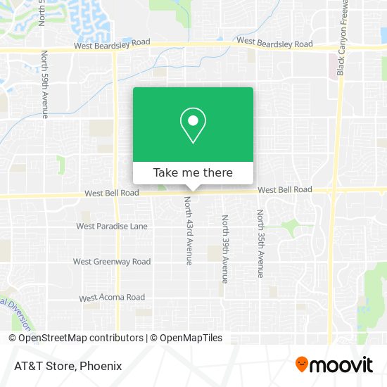 Mapa de AT&T Store