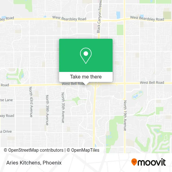 Aries Kitchens map