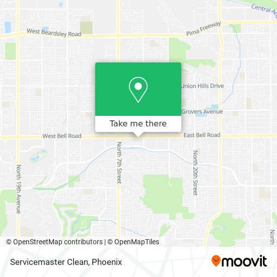 Servicemaster Clean map