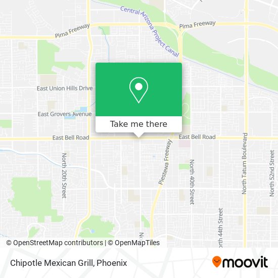 Chipotle Mexican Grill map