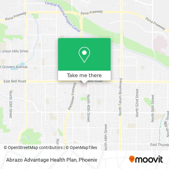 Abrazo Advantage Health Plan map