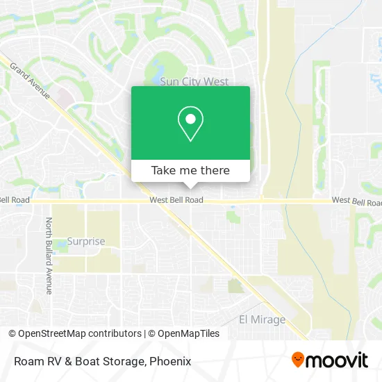 Roam RV & Boat Storage map