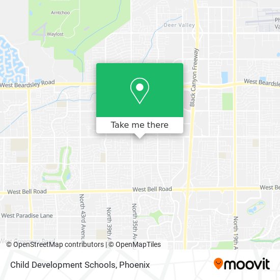 Child Development Schools map