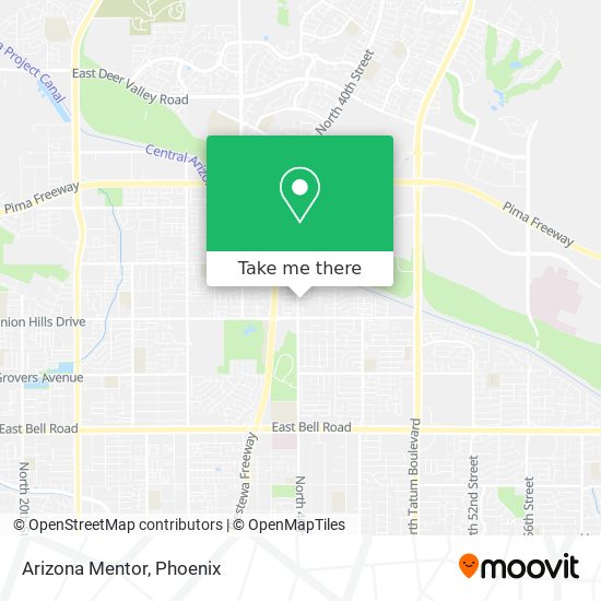 Arizona Mentor map