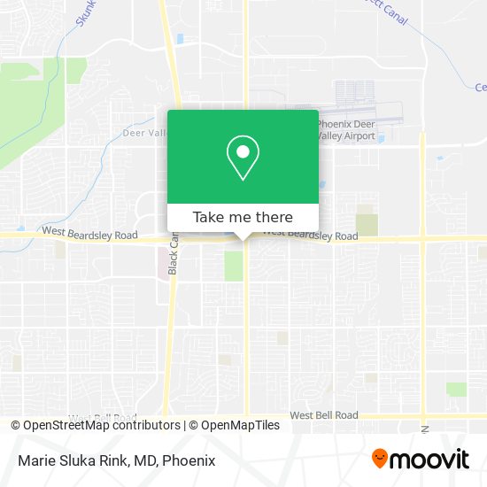 Mapa de Marie Sluka Rink, MD