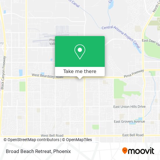 Broad Beach Retreat map