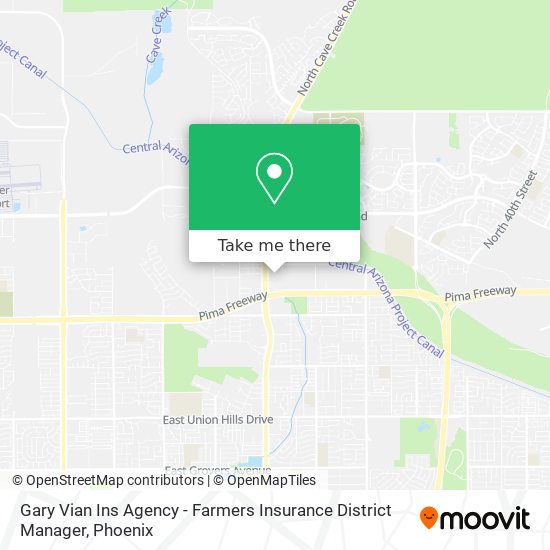 Mapa de Gary Vian Ins Agency - Farmers Insurance District Manager