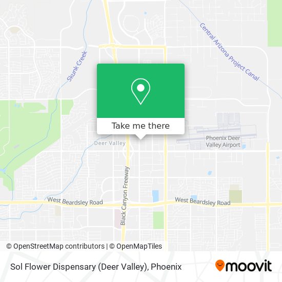Sol Flower Dispensary (Deer Valley) map