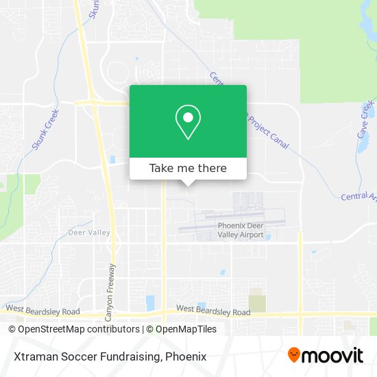 Xtraman Soccer Fundraising map