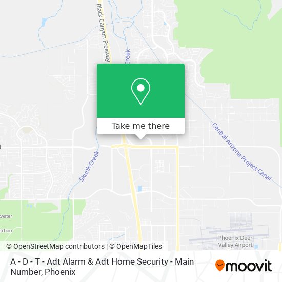 A - D - T - Adt Alarm & Adt Home Security - Main Number map