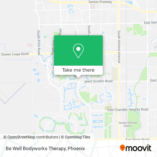 Mapa de Be Well Bodyworks Therapy