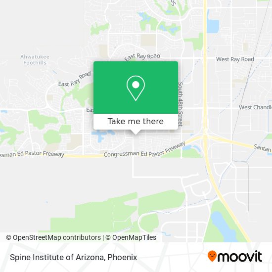 Spine Institute of Arizona map