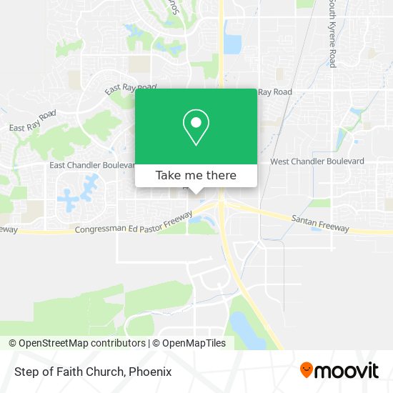 Step of Faith Church map