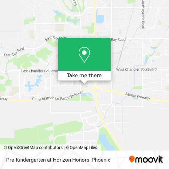 Pre-Kindergarten at Horizon Honors map