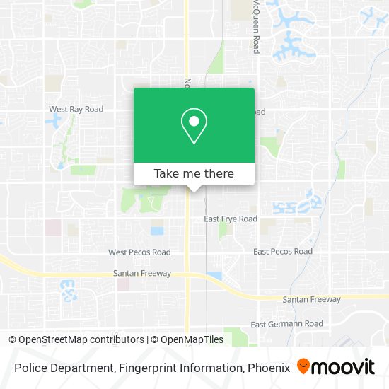 Police Department, Fingerprint Information map